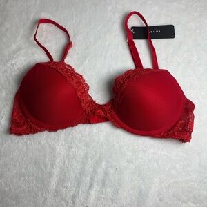 !!!!!Sold!!!! Natorí Red Lace Push-Up Bra - Women Intimates 32A